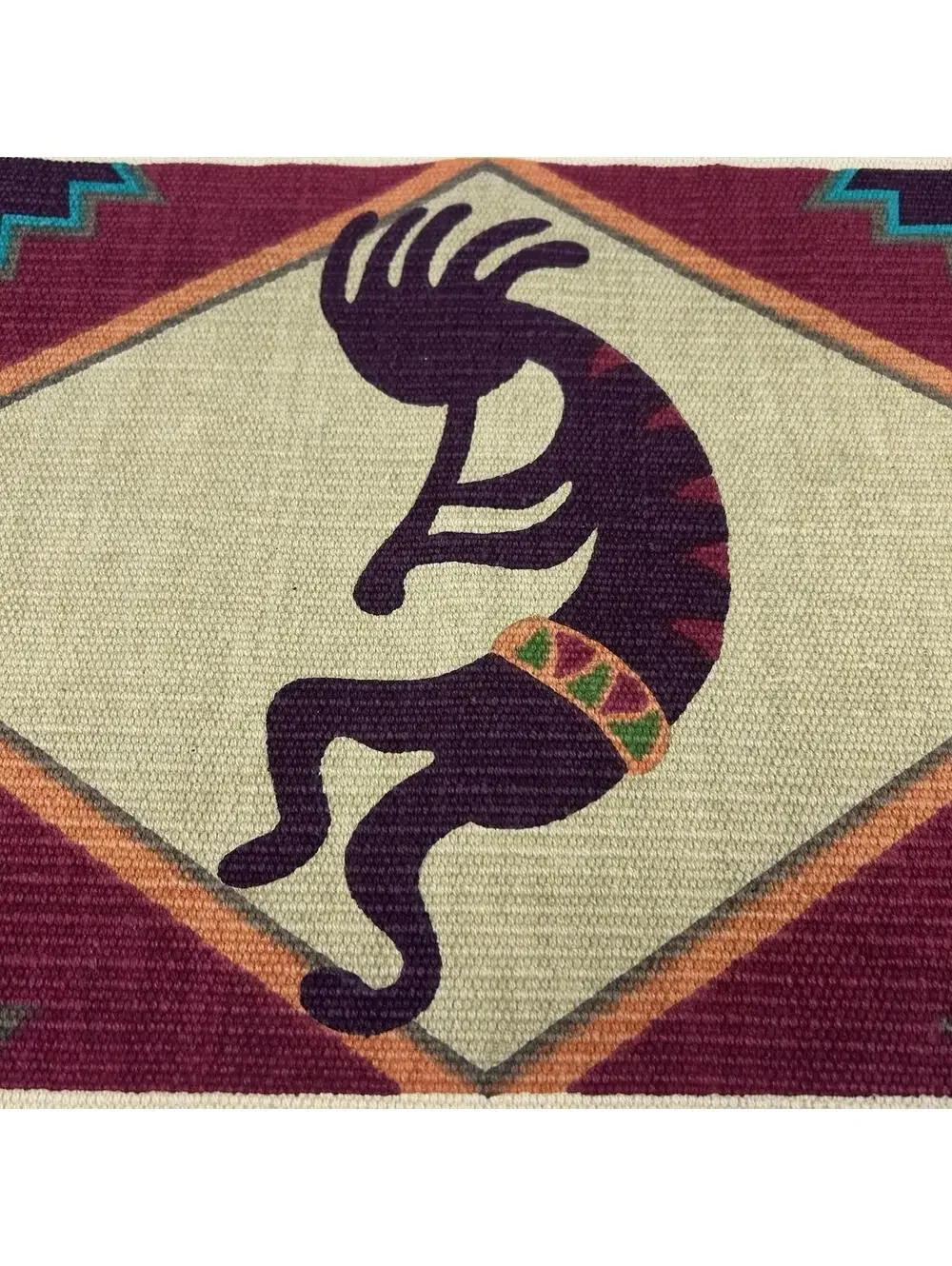 VTG Kokopelli Placemat with Design Southwestern Dinner Table Decor Set Of2 13x19